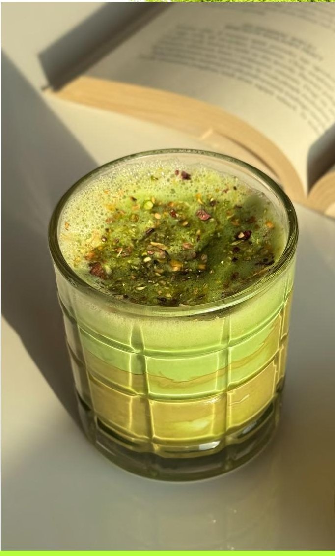 Pistachio Matcha Latte